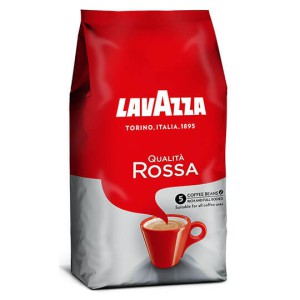 دانه قهوه لاوازا مدل Qualita Rossa بسته ۱ کیلوگرمی